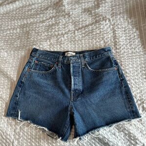 Agolde Parker Long Jean Short